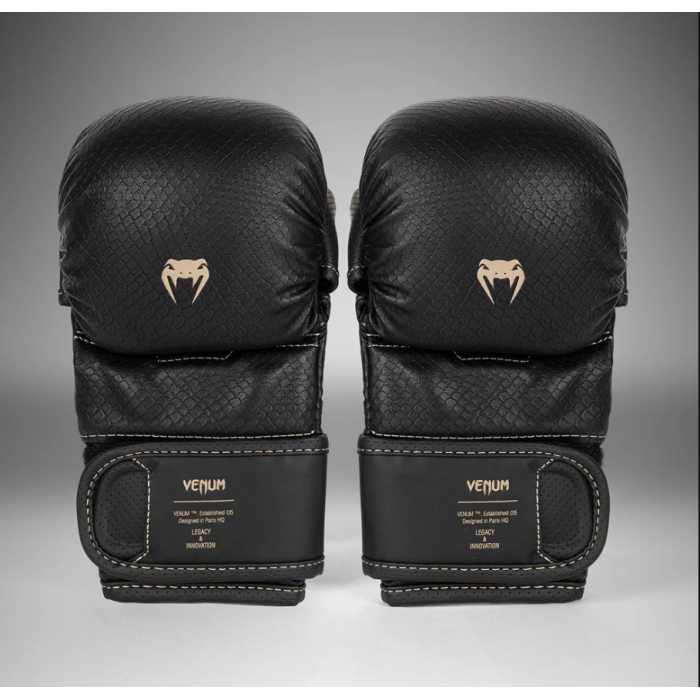 ММА РЪКАВИЦИ - Venum Impact Evo Scales MMA Sparring Gloves - Black​